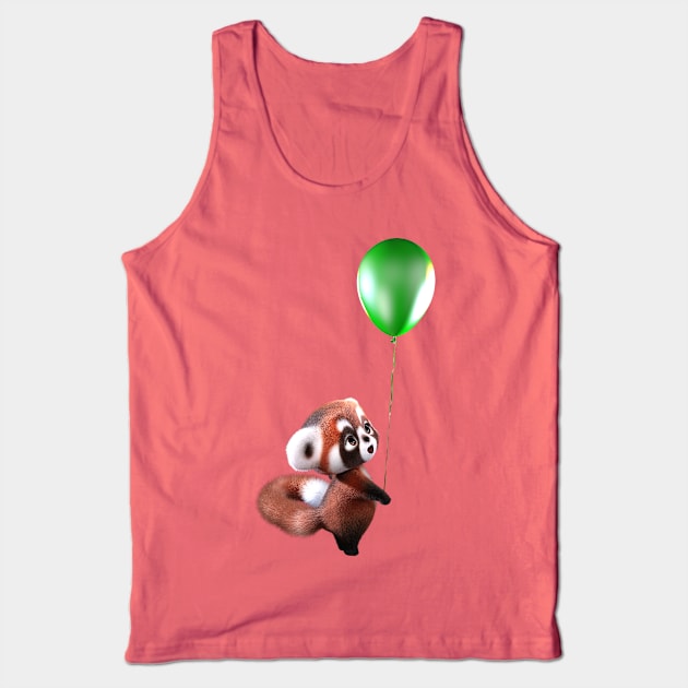 St. Paddy’s Day Panda Tank Top by vonHobo